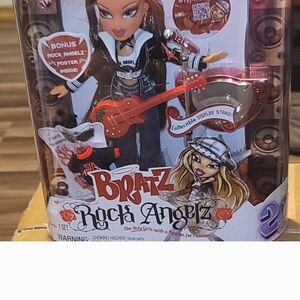 Bratz Rock Angelz Doll with Red Guitar and Stylish Outfit